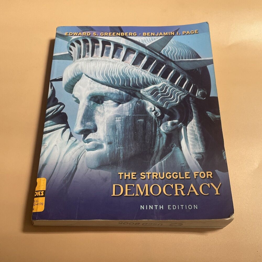 The Struggle for Democracy, 9th Edition Paperback Edward Greenberg Pearson
